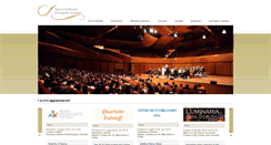 Desktop Screenshot of nuovaorchestrascarlatti.it